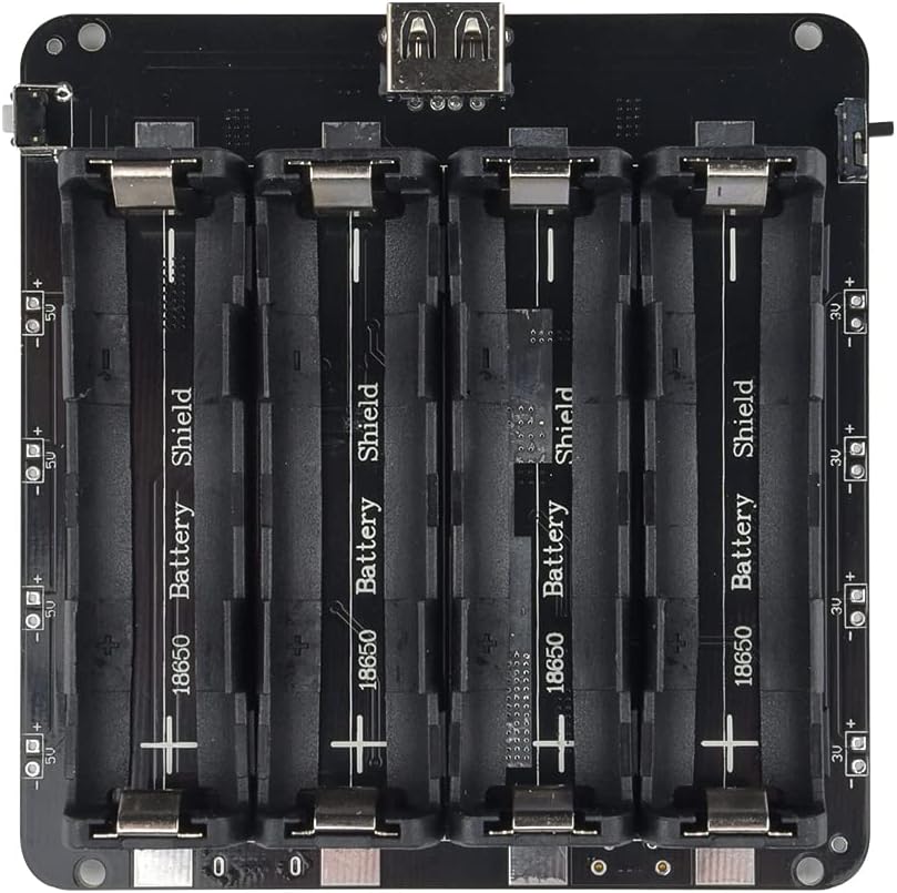 diymore Battery Shield V9 5V/3A 3V/1A Erweiterungskarte mit Micro-USB Typ C kompatibel für ESP32 WLA