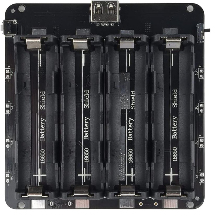 diymore Battery Shield V9 5V/3A 3V/1A Erweiterungskarte mit Micro-USB Typ C kompatibel für ESP32 WLA