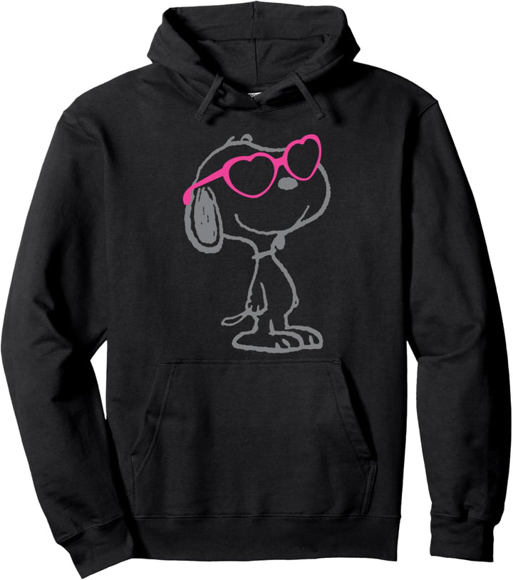 Peanuts Snoopy Heart Shades Pullover Hoodie
