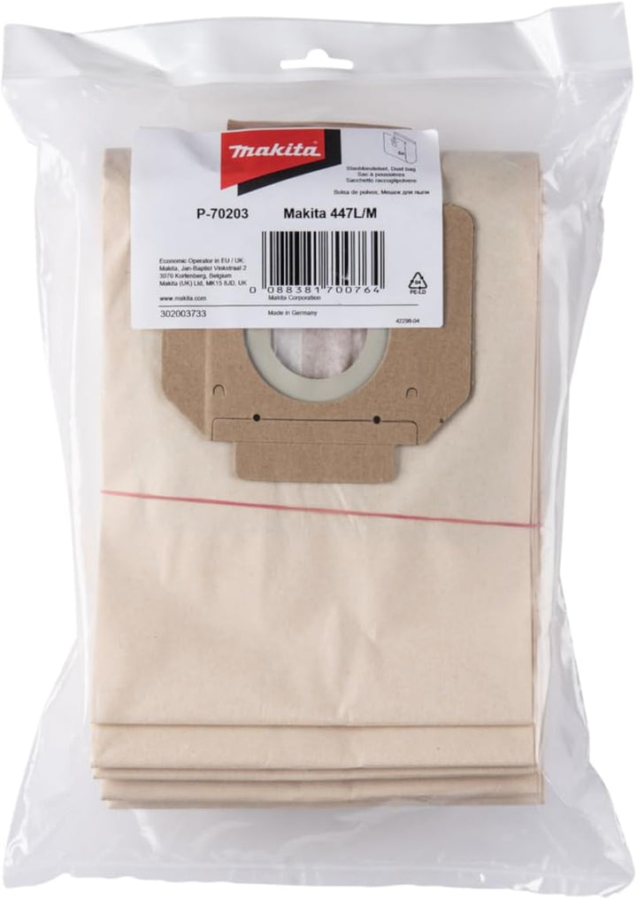 Makita P-70203 Filtersack "M" 5 Stück für 447