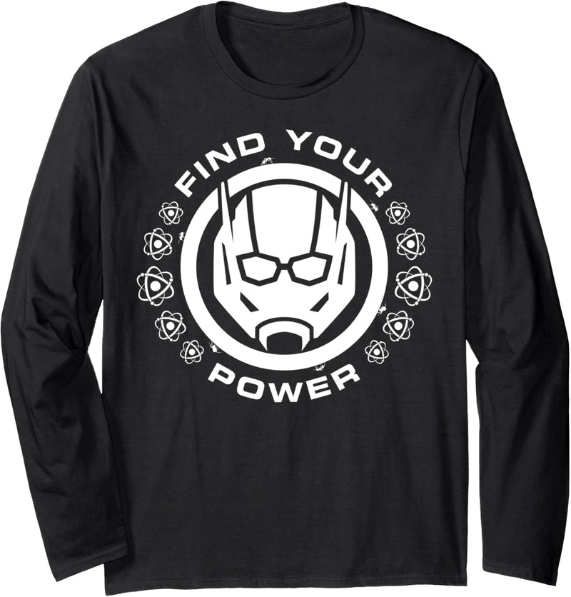 Marvel Ant-Man Find Your Power Red Logo Langarmshirt