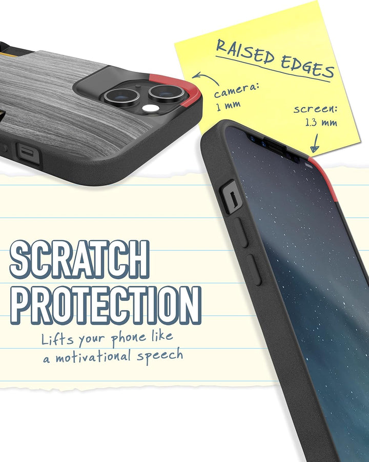 Smartish Schutzhülle für iPhone 13 – Wallet Slayer Vol. 1 [Slim + Schutz] Kreditkartenfach – Chef's