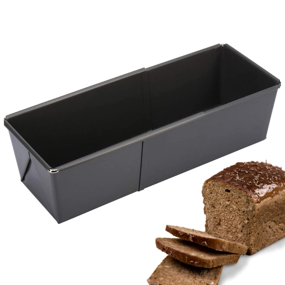 Westmark Brotbackform, ausziehbar, kaltgewalzter Stahl, Back Meister, Anthrazit, 32932270 Brot auszi