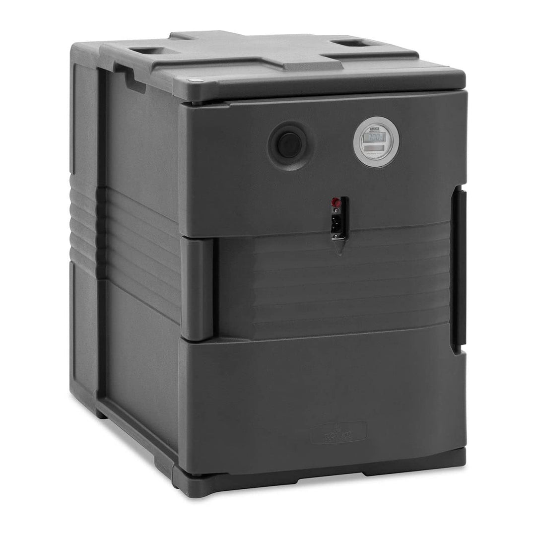 Royal Catering Thermobehälter für Essen beheizbar 90 L für GN 1/1 Behälter Frontloader mit Temperatu
