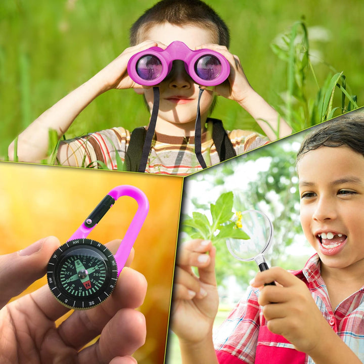 Fernglas für Kinder - Optimales Geschenk für kleine Jungen und Mädchen - Starke Vergrösserung 8X21 –