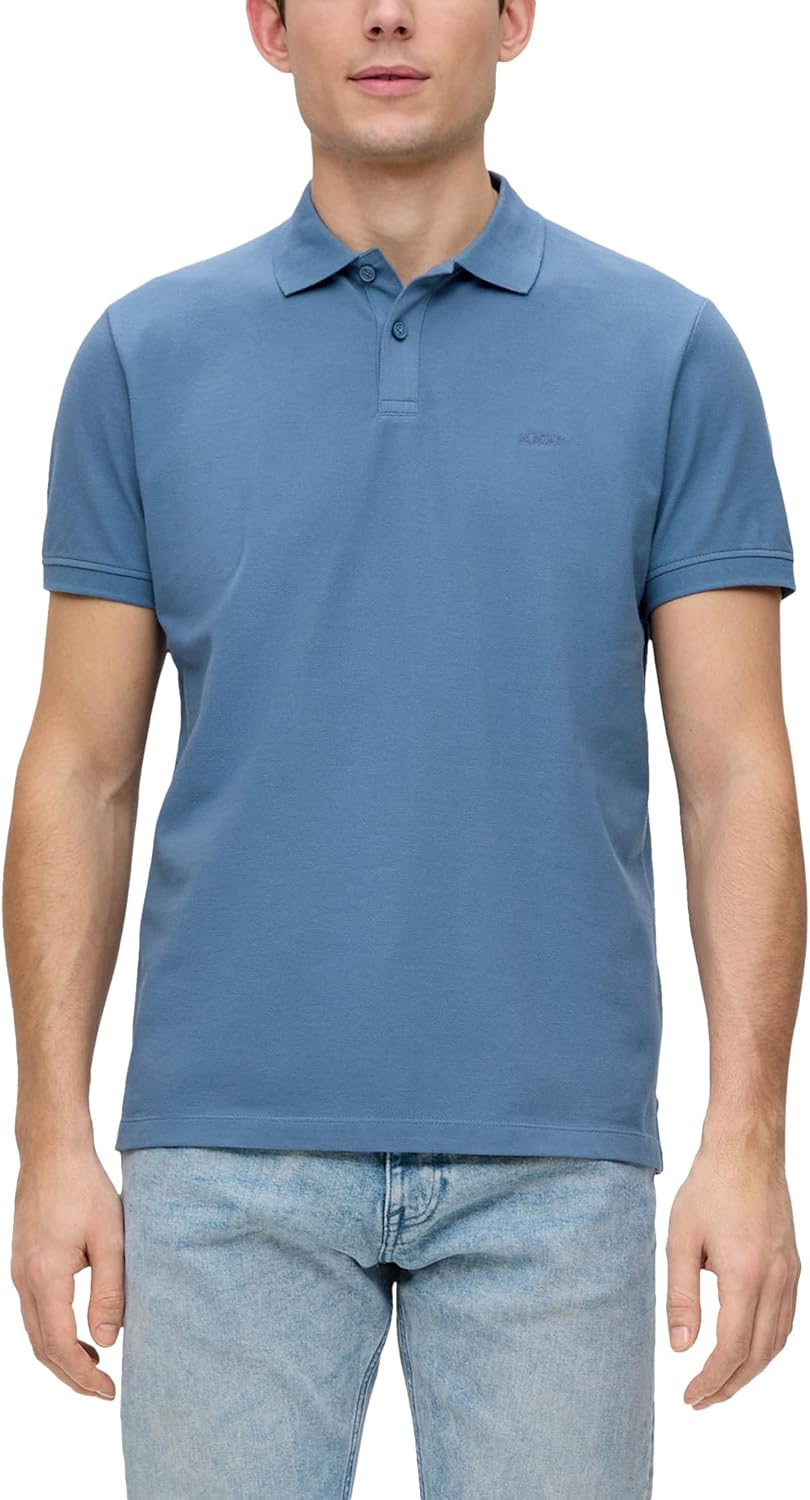 s.Oliver Poloshirt aus Baumwollpiqué Poloshirt aus Baumwollpiqué S Grün, Poloshirt aus Baumwollpiqu&amp;