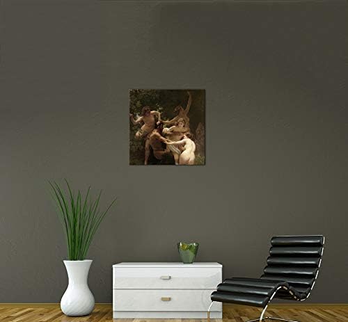 Bilderdepot24 Bild auf Leinwand | William-Adolphe Bouguereau Nymphen und Satyr in 80x80 cm als Wandb