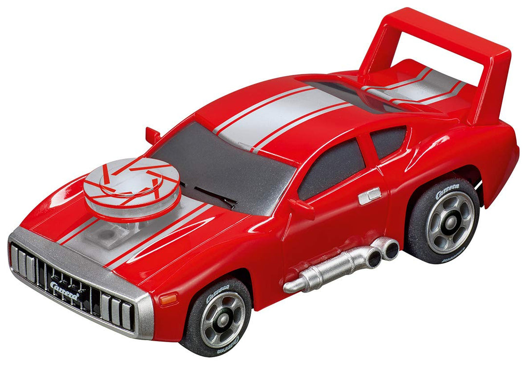 Carrera GO!!! Muscle Car Red Rennauto I Slotcar Bahn GO!!! I Massstab 1:43 I Spielzeug für Kinder ab