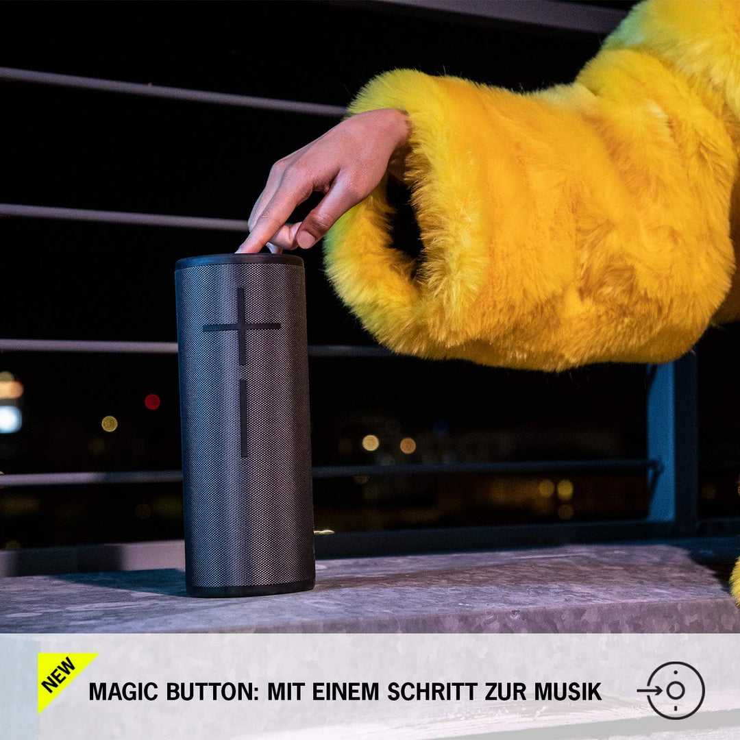 Ultimate Ears BOOM 3 Wireless Bluetooth-Lautsprecher, fetter Sound + tiefer Bass, Bluetooth, Magic B