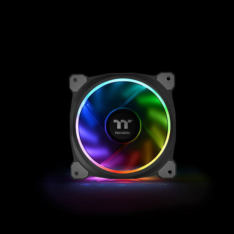 Thermaltake CL-F054-PL12SW-A Riing Plus 12 Gehäuselüfter TT Premium Edition 5 Pack mit Software RGB