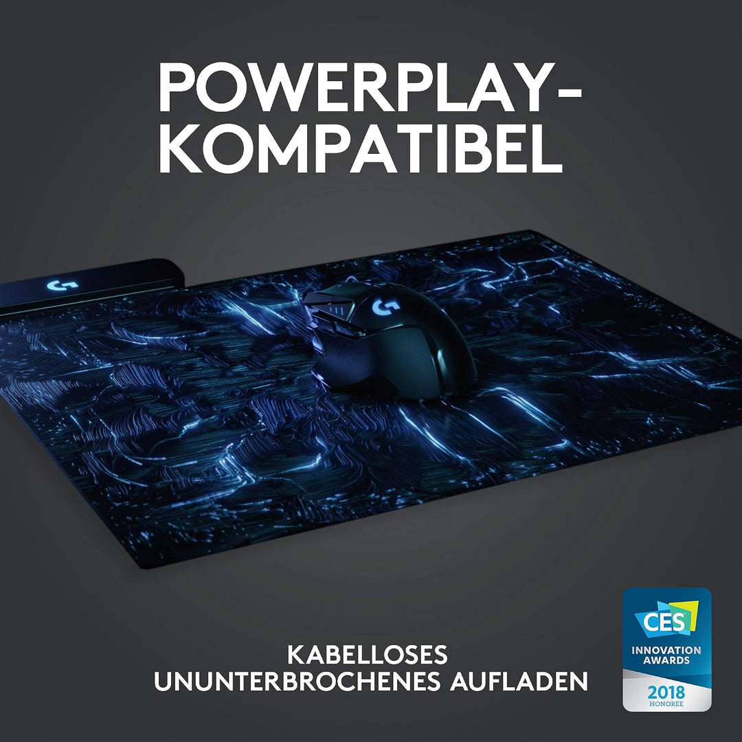Logitech G502 LIGHTSPEED kabellose Gaming-Maus mit HERO 25K DPI Sensor, Wireless Verbindung, USB-Ans