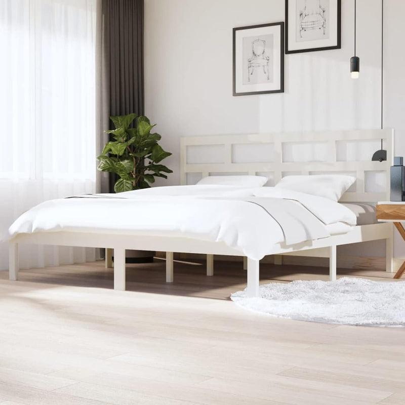 Tidyard Massivholzbett Holzbett Bettrahmen mit Lattenrost Bettgestell Einzelbett Jugendbett Betten W