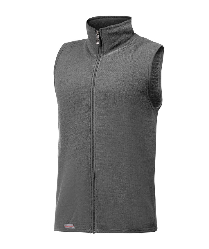 Woolpower Weste 400, Ullfrotte Wollweste M Grau, M Grau