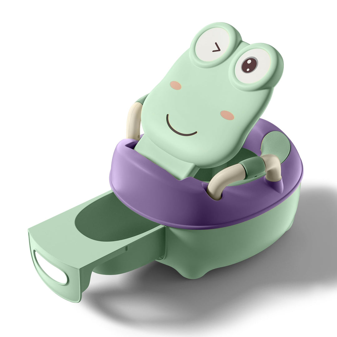 Aufun Töpfchen Baby Toilette Toilettensitz, Baby Potty, Toilettentrainer mit Griffe für Kleinkinder,