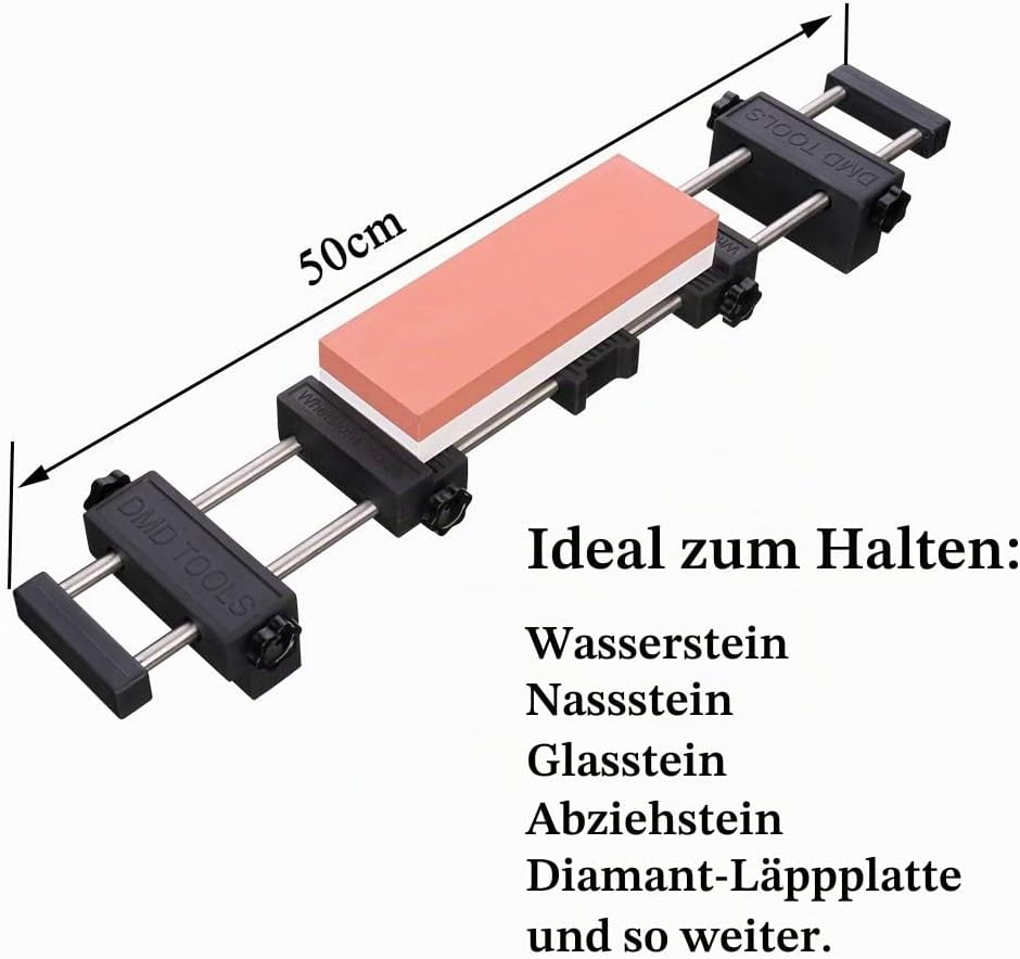 Schleifstein Wetzsteinhalter Sink Bridge mit verstellbarem, rutschfestem Gummi zum einfachen Honen v