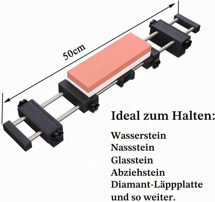 Schleifstein Wetzsteinhalter Sink Bridge mit verstellbarem, rutschfestem Gummi zum einfachen Honen v