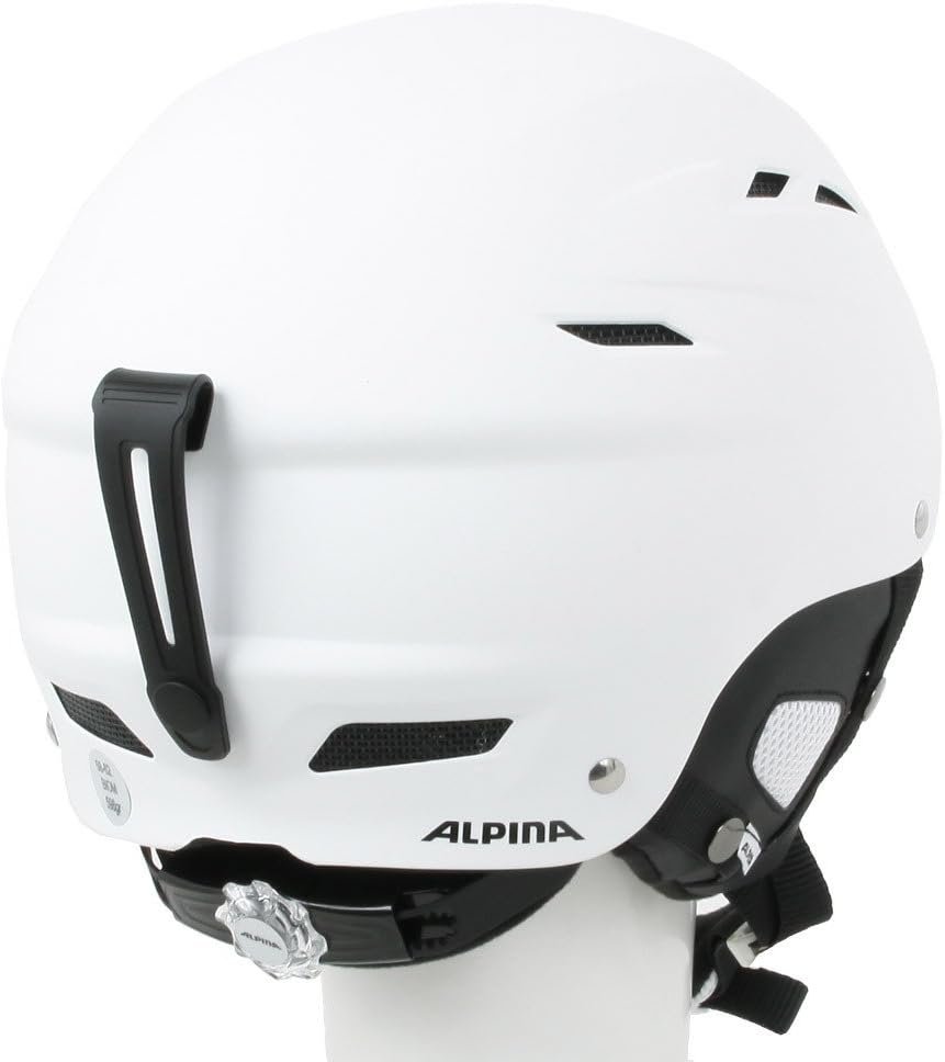 Alpina Unisex – Erwachsene Biom Skihelm 54-58 cm White Matt, 54-58 cm White Matt