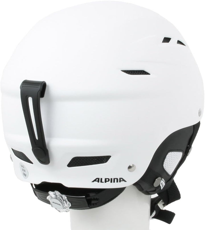 Alpina Unisex – Erwachsene Biom Skihelm 54-58 cm White Matt, 54-58 cm White Matt
