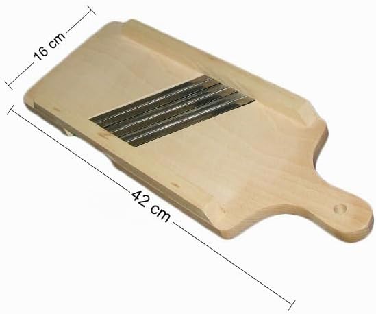 Hölzerne Shredder Cutter Grater Slicer für Gemüse Obst Kohl 42 cm