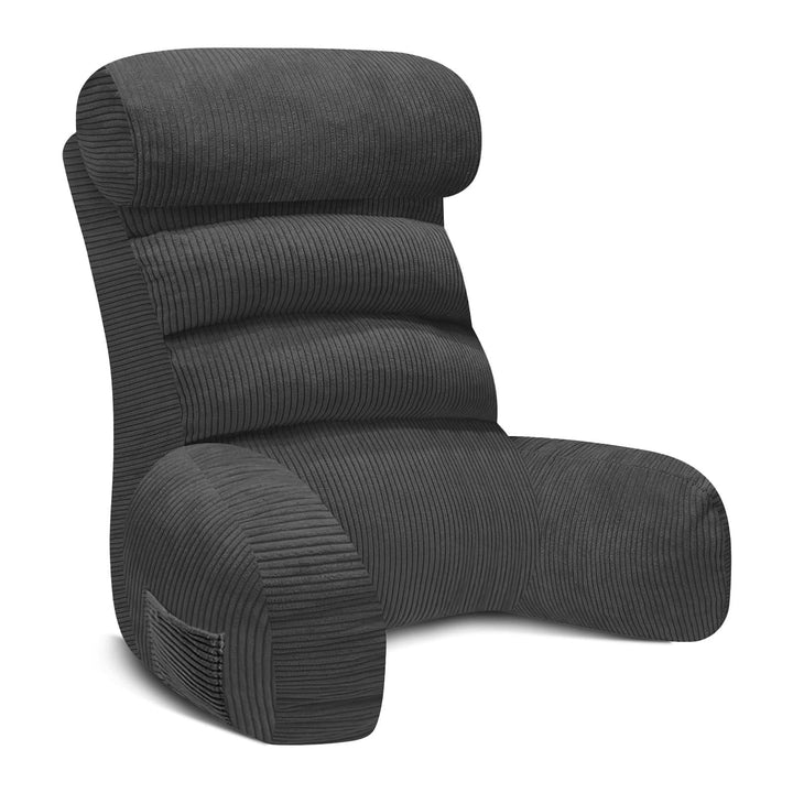 Lesekissen für bett und sofa mit Armlehnen &amp; Abnehmbarer Nackenstütze | 80x40cm Höhenverstellbares R