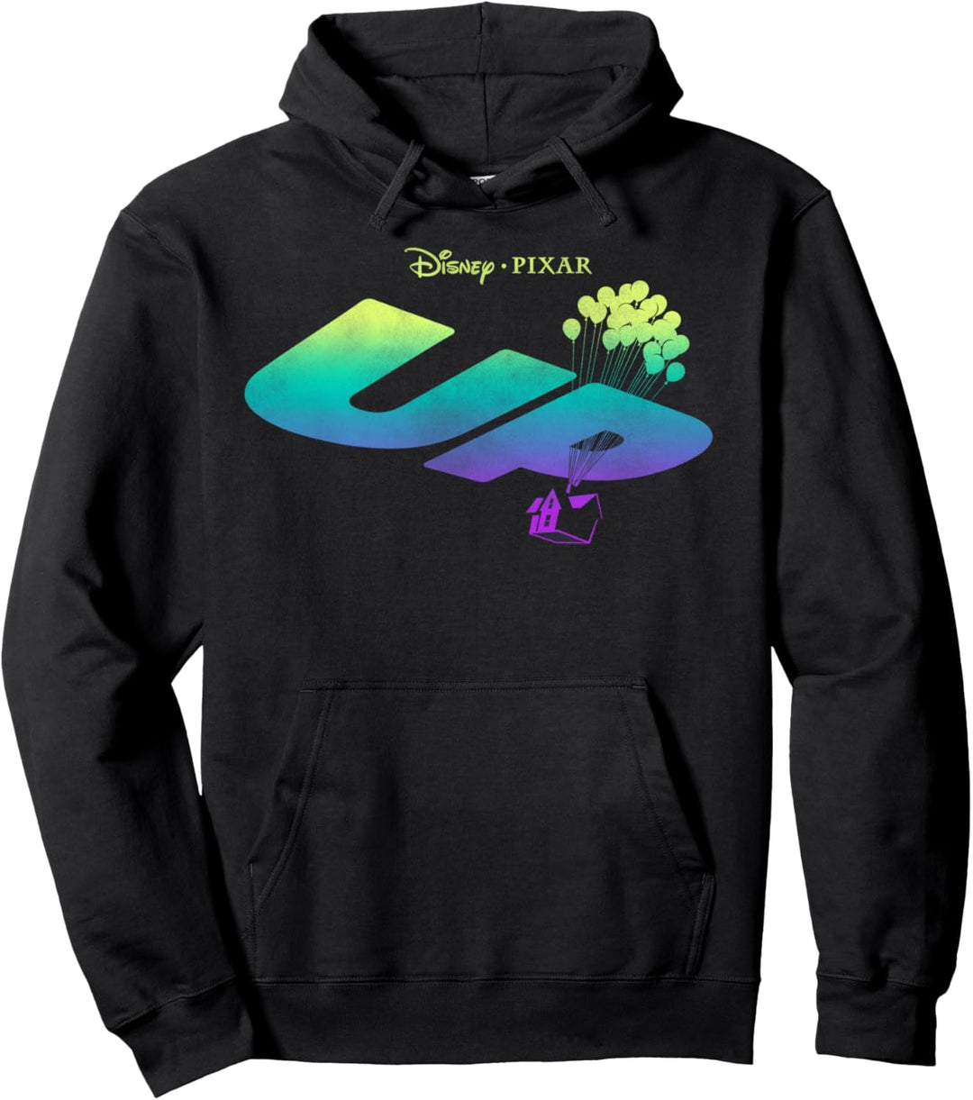 Disney Pixar Up Gradient Title Logo Pullover Hoodie