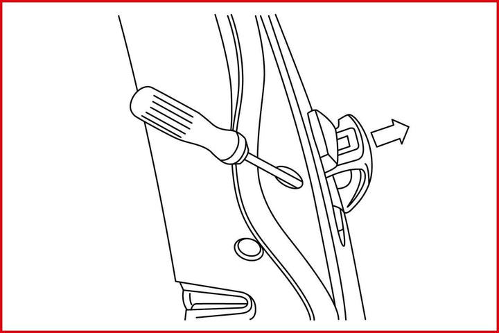 KS Tools 150.1609 Türgriff-Lösewerkzeug, Golf 6 + Tiguan, 260 mm