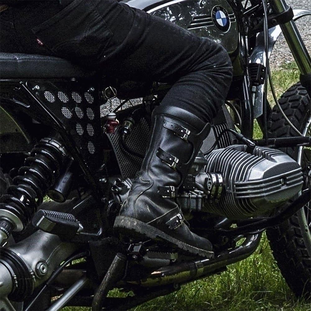 Stylmartin Continental Unisex Motorradstiefel 44 EU Schwarz, 44 EU Schwarz