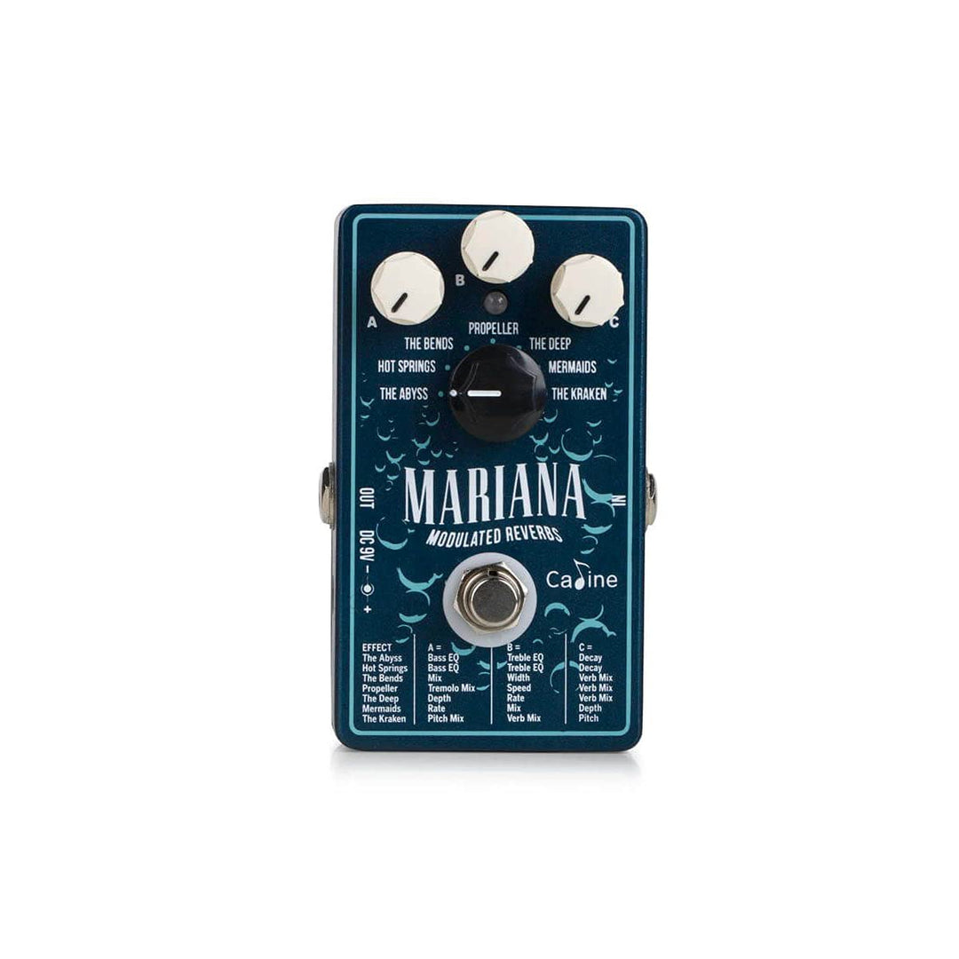 Caline CP-507 Mariana Reverbs - Moduliertes Reverb Pedal Einzelbett, Einzelbett