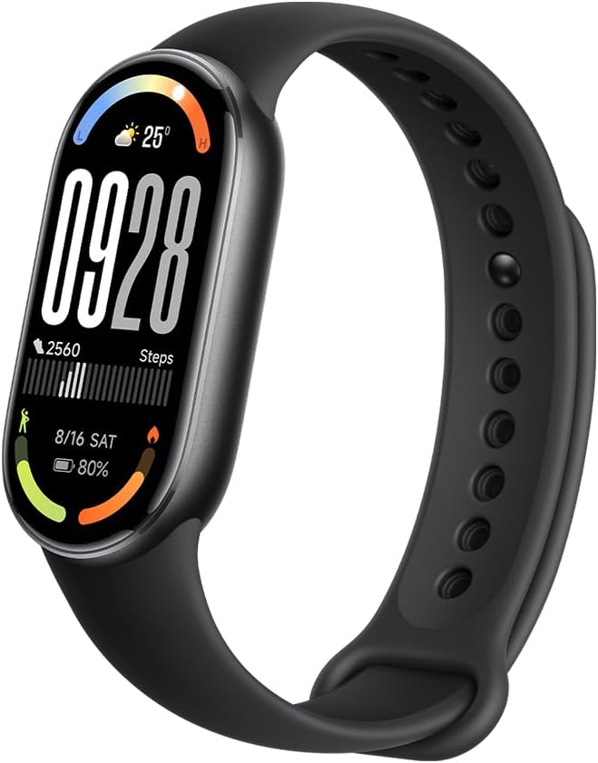 Xiaomi Smart Band 10 Fitness-Tracker,Smartwatch,1,72" AMOLED Display, 21 Tage Akku, 5ATM wasserdicht