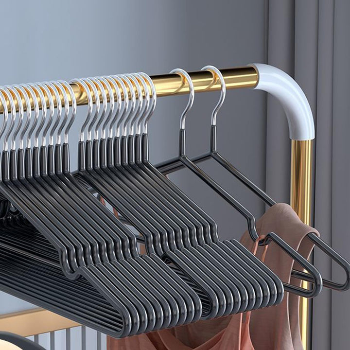 Kleiderbügel Metall (40 cm) – 40 Stück Platzsparende Kleiderbügel für Erwachsene,0,4cm Dick, Belastb