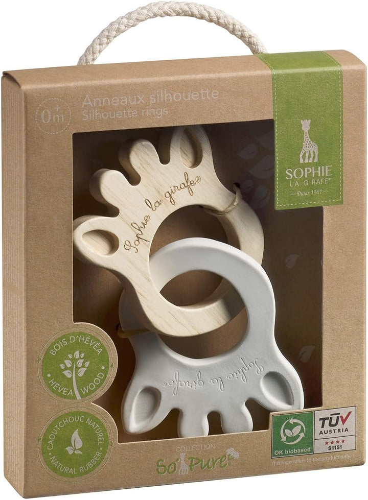 Sophie die Giraffe - Beissring - So'Pure Wood - 1 Stück