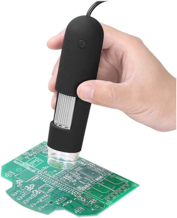 I38CS Digitales Mikroskop mit 1000x Vergrösserung, 8 LED, 2MP USB Mini Videokamera, Endoskop Lupe mi