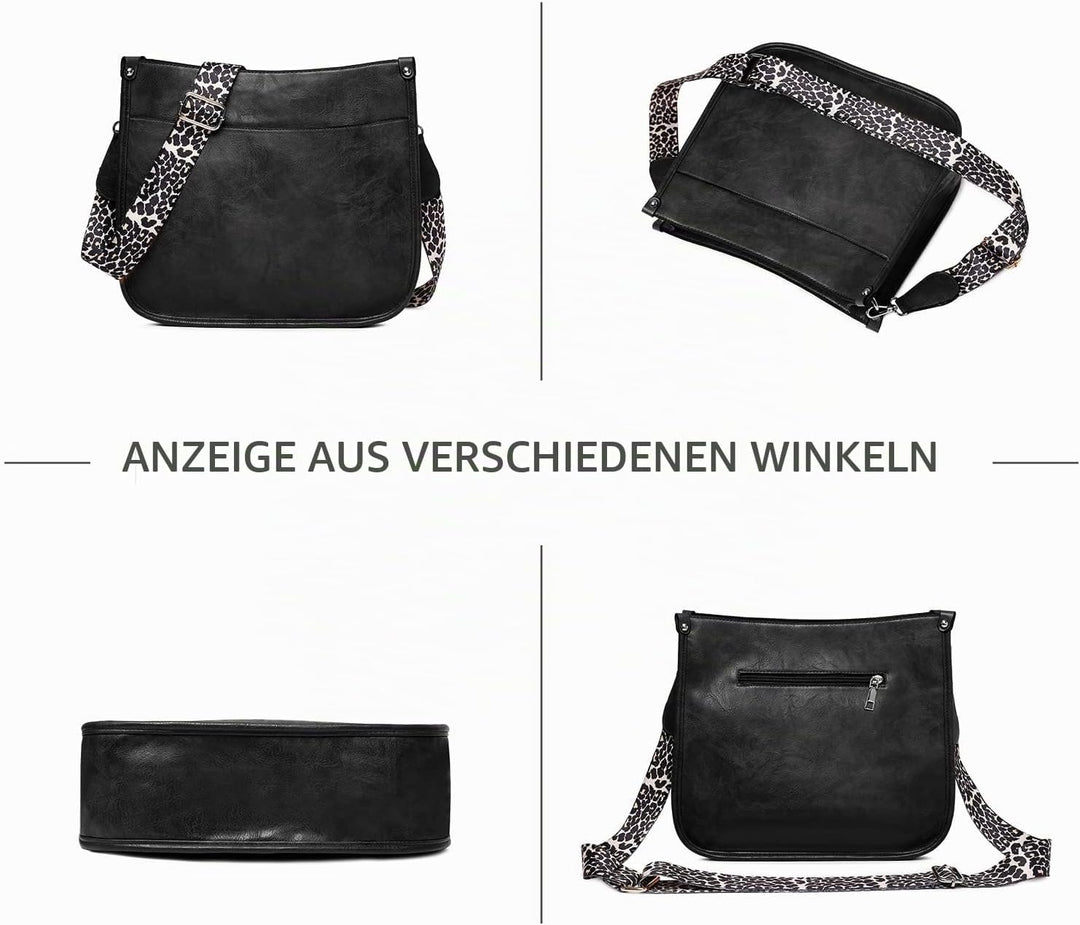 EVEOUT Umhängetasche für Damen Grosse Kapazität Tragetasche aus PU-Leder Allgleiches beiläufige Tasc