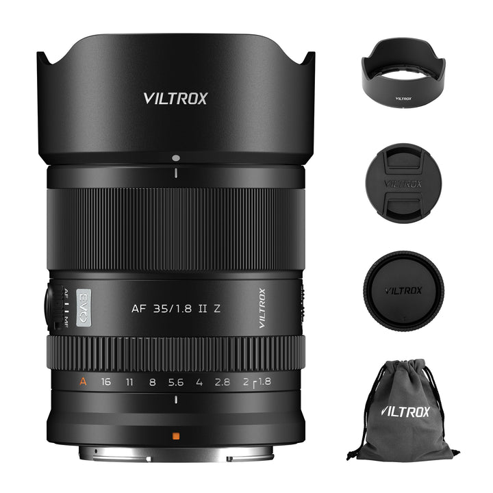 VILTROX AF 35mm F1.8 II EVO APO Vollformat-Z-Objektiv für Nikon Z-Mount, 35mm f/1.8 STM Autofokus-Fe