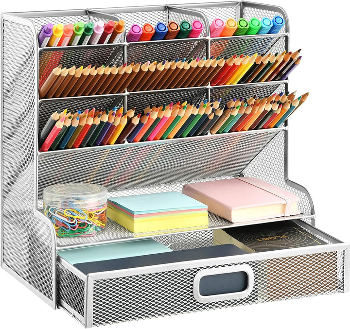 Marbrasse Mesh-Schreibtisch-Organizer, multifunktionaler Stifthalter, Stift-Organizer für Schreibtis