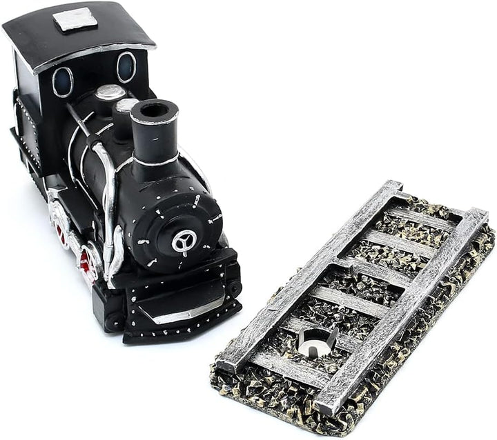 Dekohelden24 Räucher - Lokomotive, Höhe 11 cm Breite 6,5 cm Länge 16 cm, Bunt