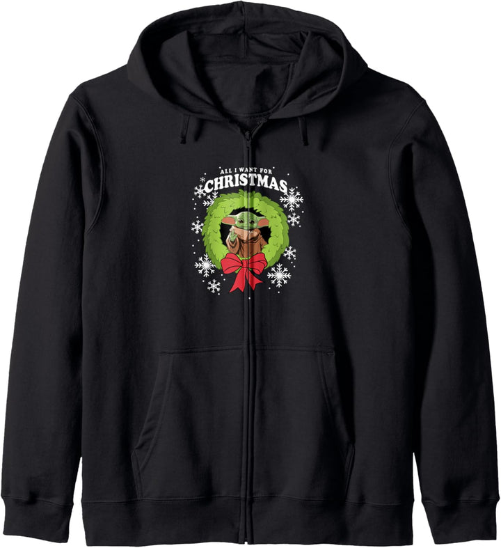 Star Wars: The Mandalorian All I Want For Christmas Kapuzenjacke