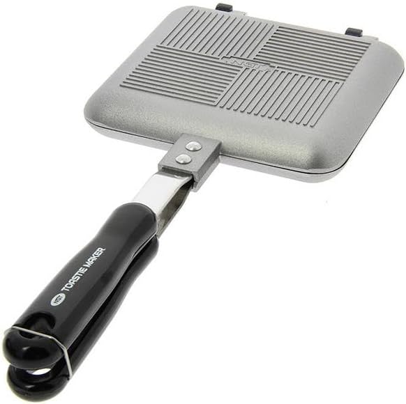 NGT Toastie Maker Gun Metal Toaster Camping Karpfenangeln