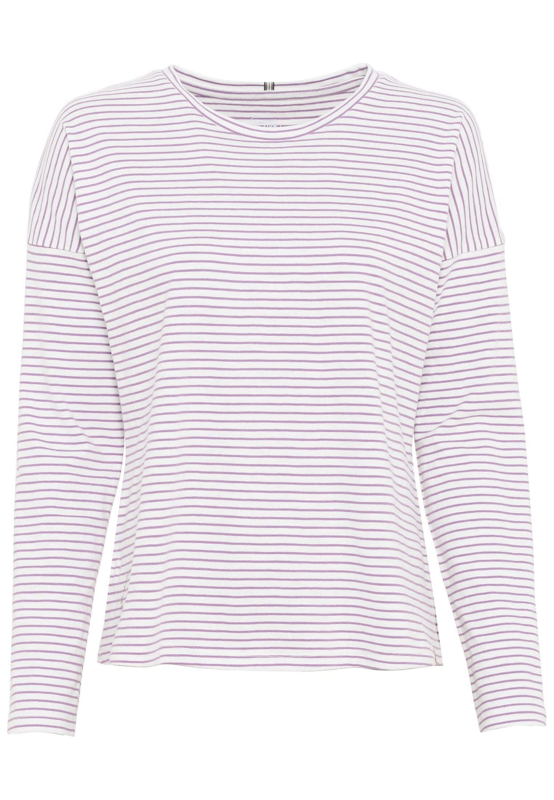 camel active Damen Langarmshirt aus 100% Organic Cotton XS Lila, XS Lila