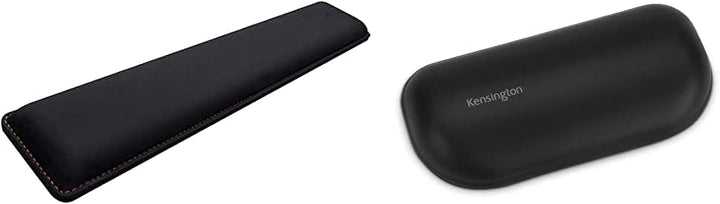 HyperX HX-WR Wrist Rest Pad, Schwarz & Kensington K52802WW ErgoSoft Handgelenkauflage (für Standardm