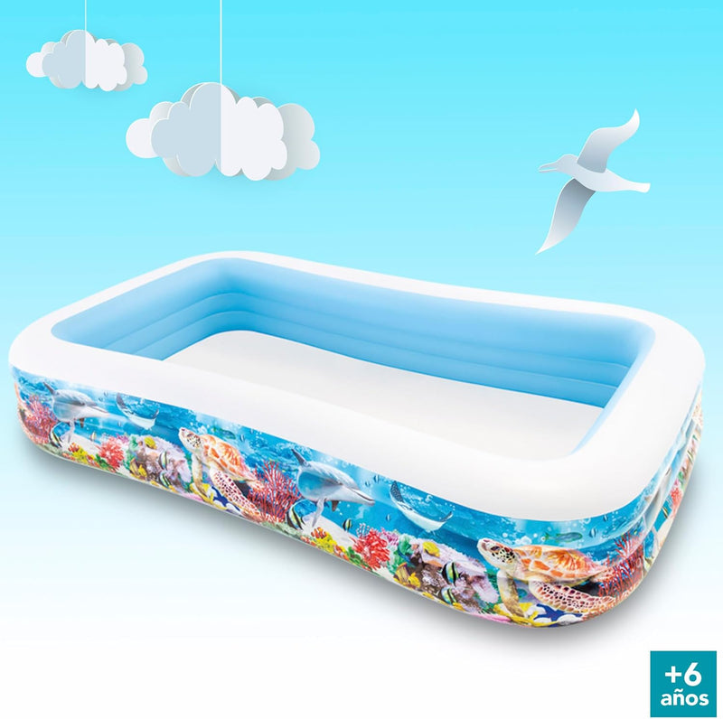 Intex Sealife Swim Center Pool - Kinder Aufstellpool - Planschbecken - 305 x 183 x 56 cm - Für 6+ Ja