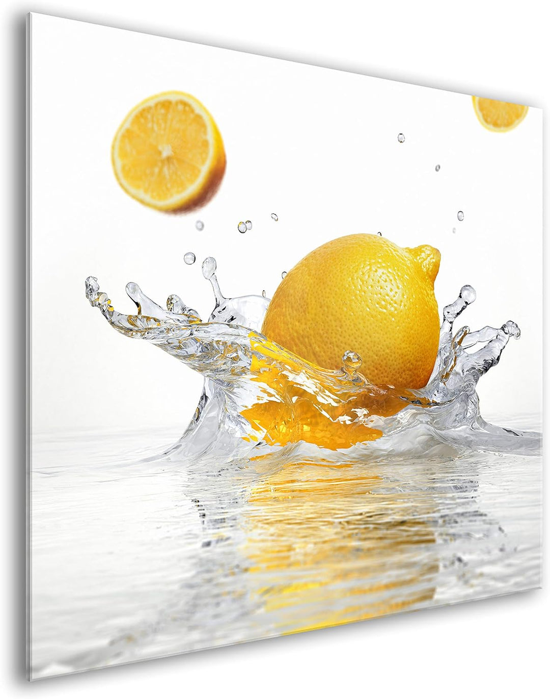 murando Spritzschutz Glas für Küche 60x60 cm Küchenrückwand Küchenspritzschutz Fliesenschutz Glasbil