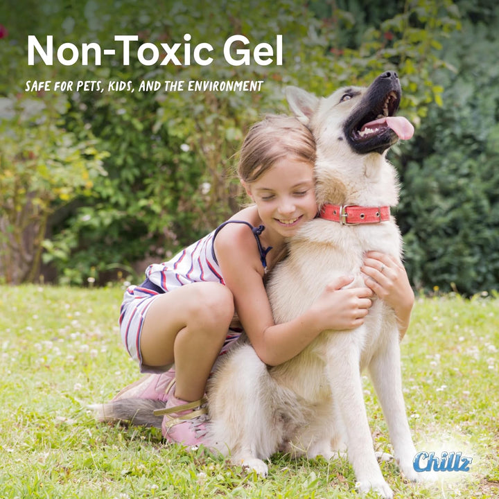 Umarmungen Pet Products chillz Pad Komfort Cooling Gel Pet Pad mittel blau, mittel blau