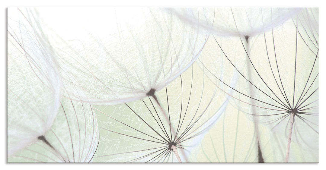 ARTland Spritzschutz Küche aus Alu für Herd Spüle 110x55 cm (BxH) Küchenrückwand mit Motiv Blume Pus