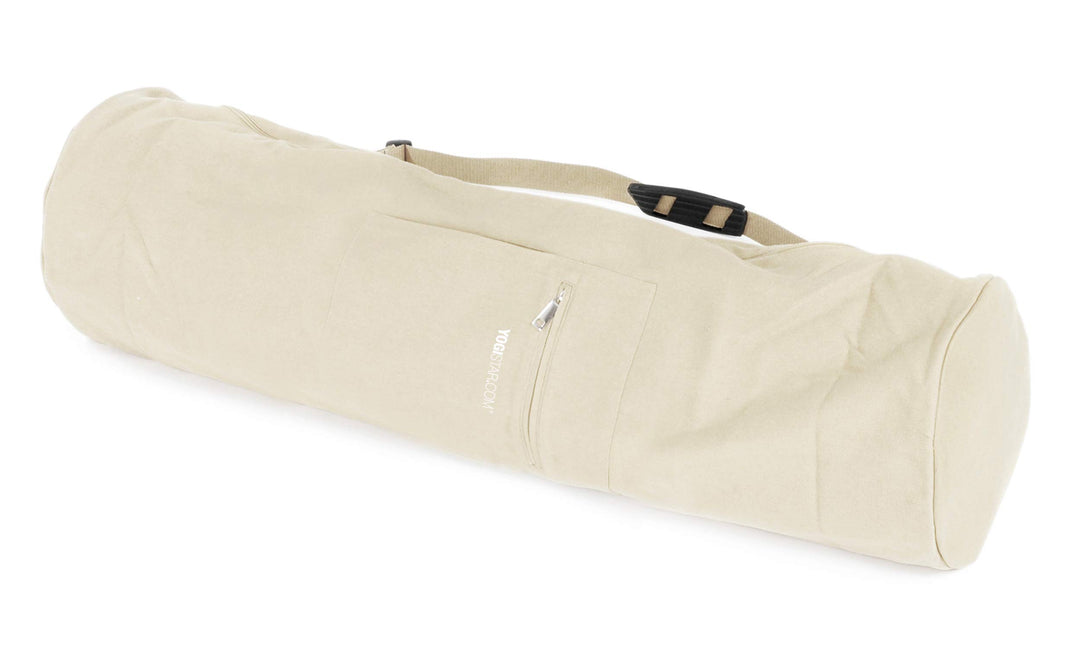 Yogatasche Yogibag® Basic - Zip - Extra Big - Cotton - 80 Cm Naturweiss, Naturweiß