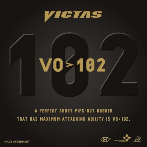 VICTAS Belag VO > 102 rot 2,3 mm, rot 2,3 mm