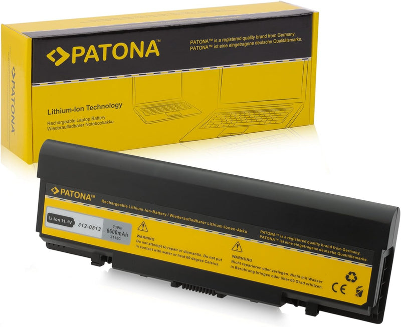 PATONA Laptop Akku für Dell Vostro 1500 | Vostro 1700 | Inspiron 1520 | Inspiron 1521 | Inspiron 172