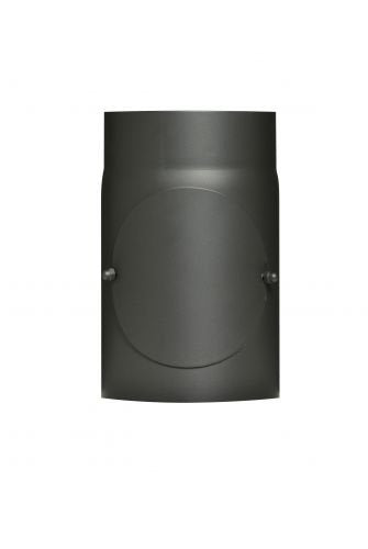 FIREFIX R150/2R Ofenrohr aus 2 mm starken Stahl (Rauchrohr) in 150 mm Durchmesser, für Kaminöfen und