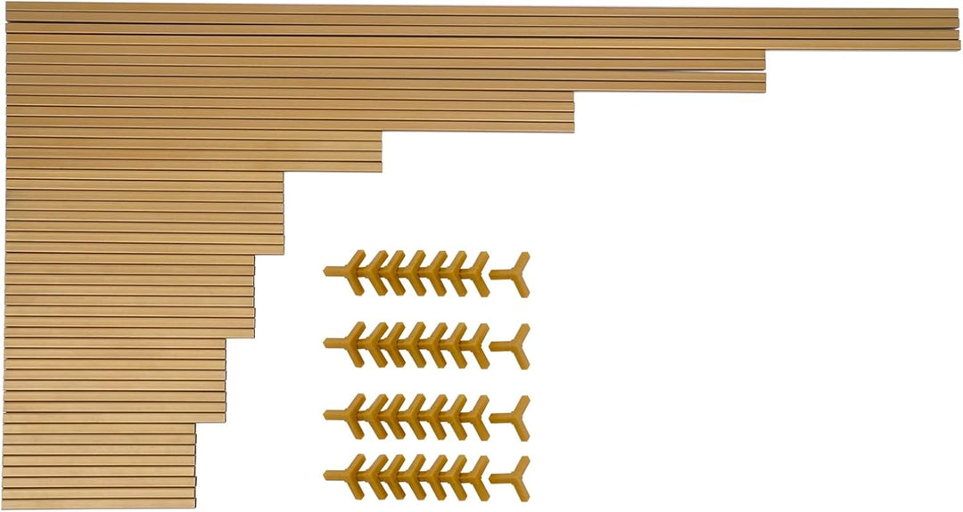 4 Stück Gold Blumenständer Metall, Hochzeitsvase Blumensäule Quadratisch, Goldvasen Säule Dekosäule