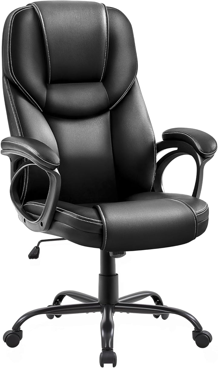 Yaheetech Bürostuhl ergonomisch Chefsessel Schreibtischstuhl Drehstuhl Polsterung Höhenverstellbarer